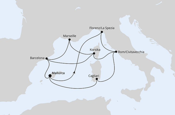 Impression zu AIDA Sommer 2026 - AIDAcosma - Große Mittelmeer-Reise