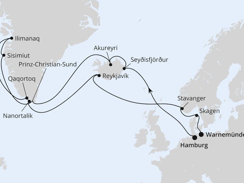  Sommer 2026 - AIDAluna - Island & Grönland 