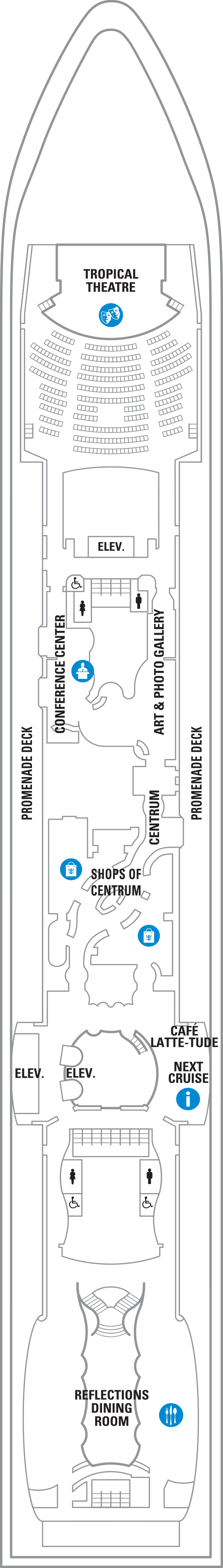 Serenade of the Seas - Royal Caribbean International - Deck 5