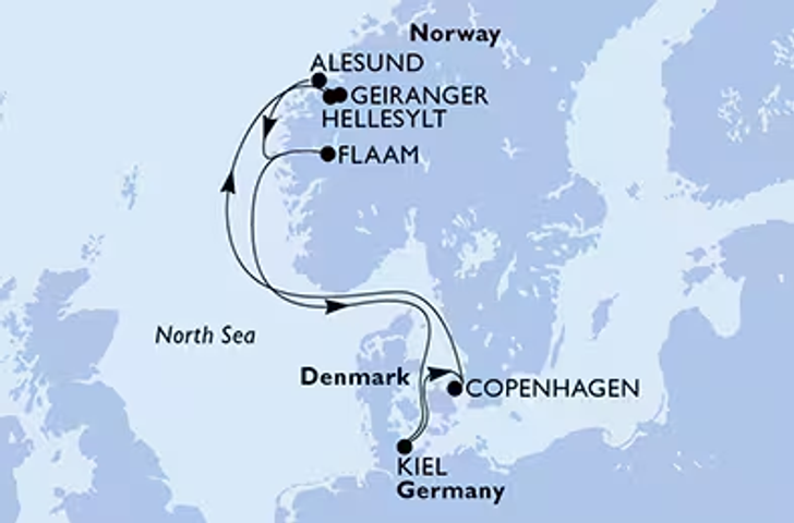 Impression zu Sommer 2027 - MSC Euribia - Nordische Fjordzauber-Kreuzfahrt