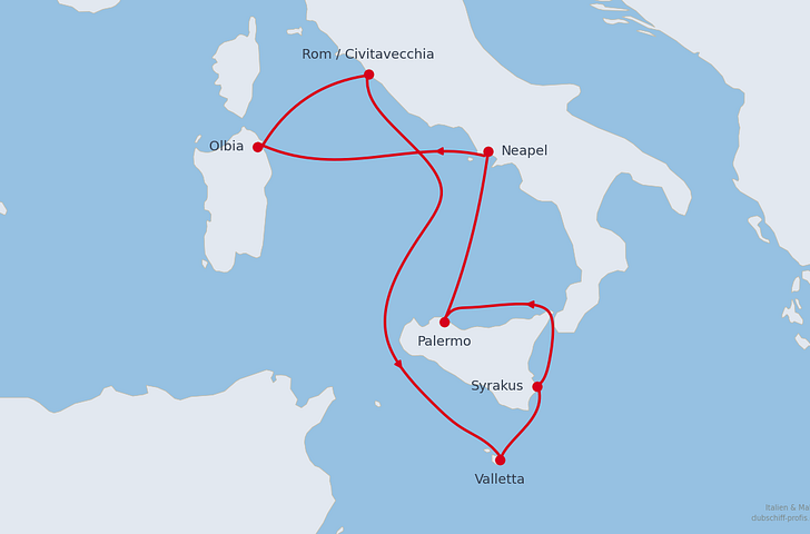 Impression zu AIDA Winter 2026/27 - Italien & Malta