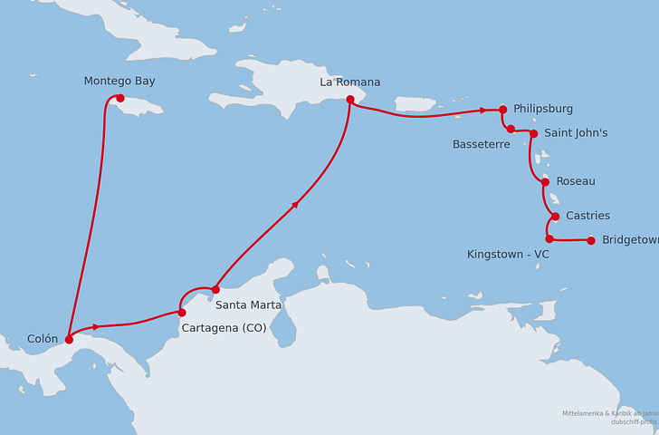 Impression zu AIDA Last Minute - AIDAbella oder AIDAdiva - Mittelamerika & Karibik