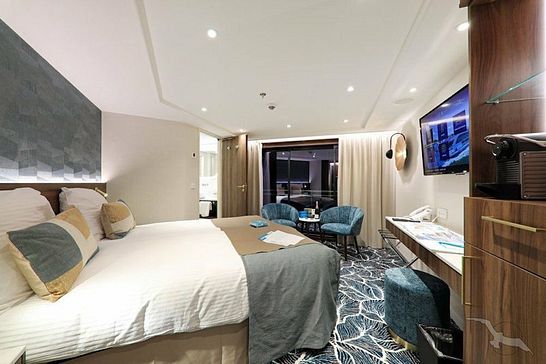 MS Anna Katharina - Phoenix Flusskreuzfahrten - Zweibett Suite außen mit frz. Balkon Saturndeck (F)