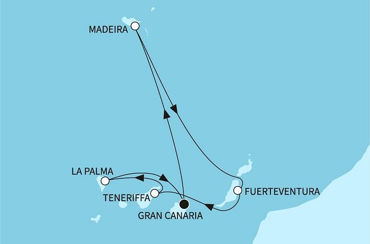 Impression zu Suiten Special Winter 2025/26 - Mein Schiff 7 - Kanaren mit Madeira