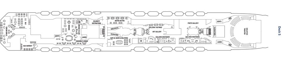 Celebrity Solstice - Celebrity Cruises - DECK 5