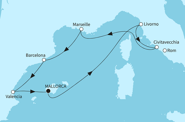 Impressionn zu Mein Schiff Wochenendangebot - Mein Schiff Relax - Metropolen des Westlichen Mittelmeers
