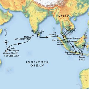 Reisterrassen Bali Indonesien