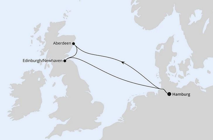 Impression zu AIDA ALL IN Sommer 2026 - AIDAsol - Kurzreise nach Schottland