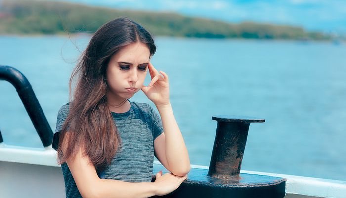 Seekrank Seekranke Frau