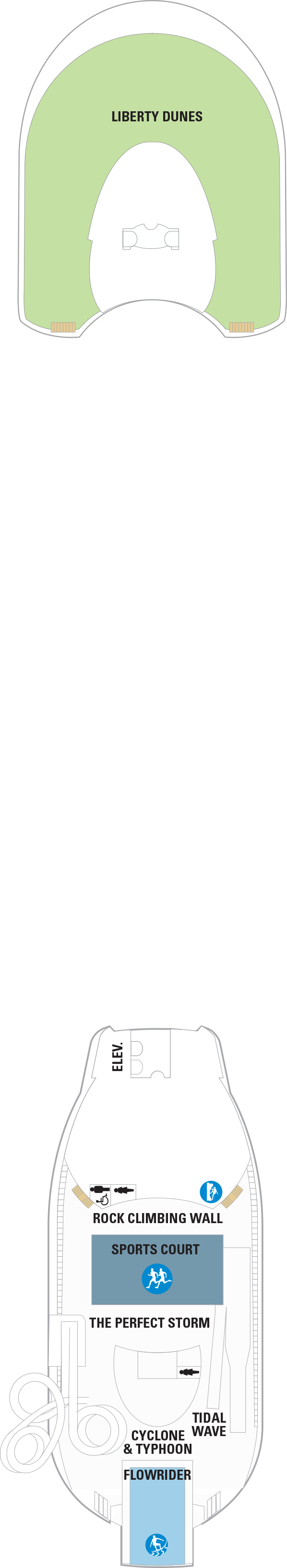 Liberty of the Seas - Royal Caribbean International - Deck 13 (Deck 13)