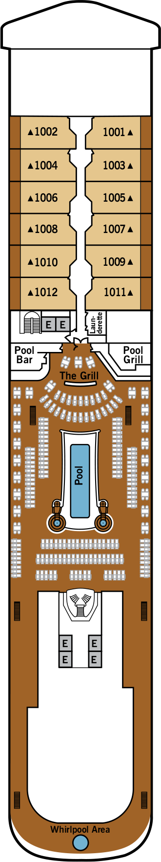 Silver Muse - Silversea - Deck 10 (Deck 10)