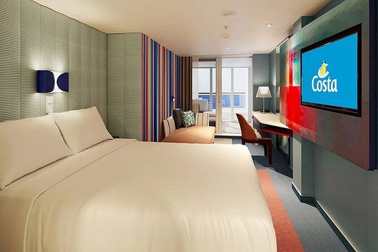 Costa Toscana - Costa Kreuzfahrten - Terrassenkabine mit Meerblick Premium (TP)