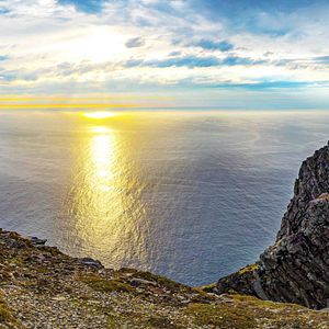 Nordkap bei Sonnenuntergang
