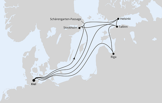  Große Ostsee-reise Zu Weihnachten ab Kiel