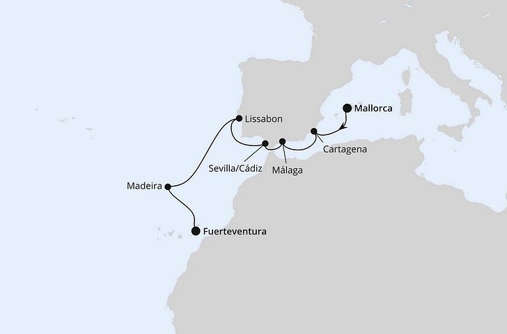 Impression zu AIDAluna Highlights 2025 - Andalusien, Portugal & Kanaren oder Marokko