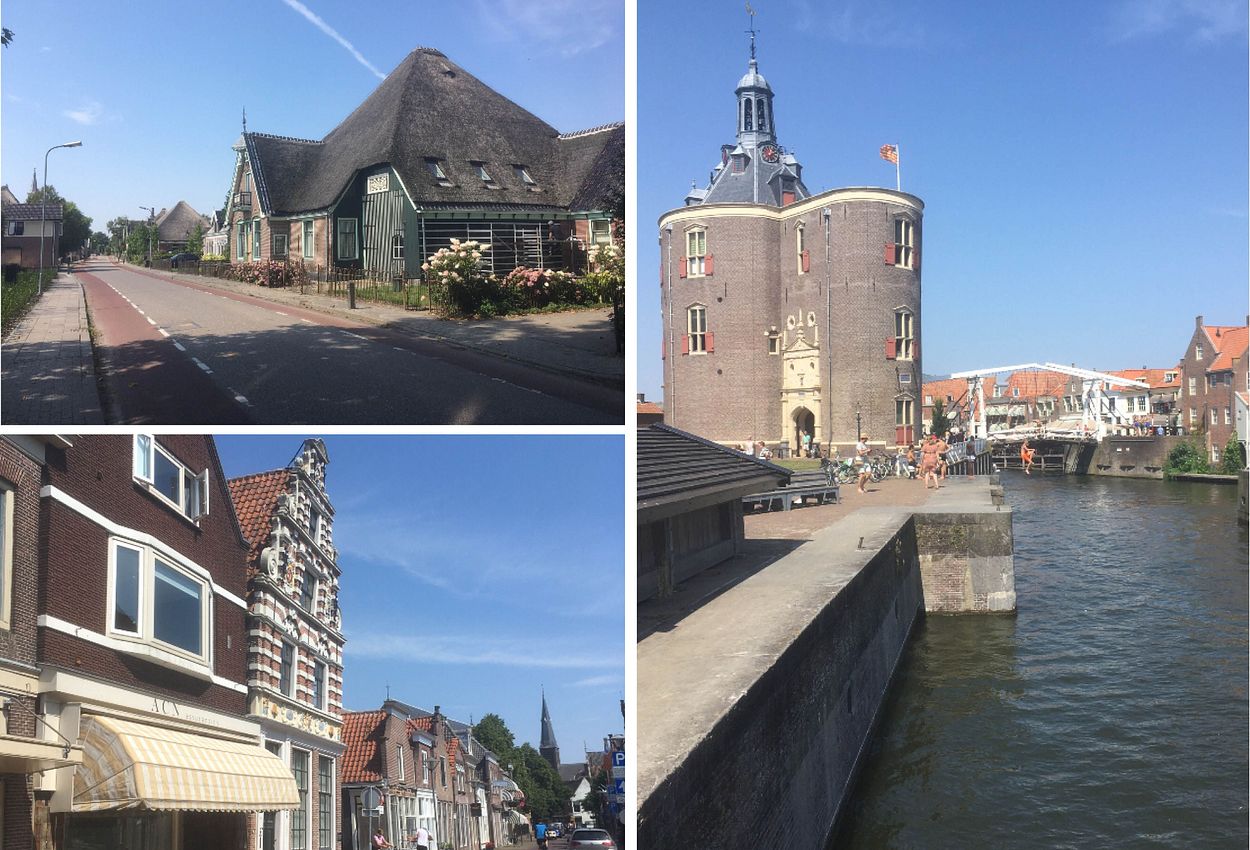 Zauberhafte Häuser in Enkhuizen
