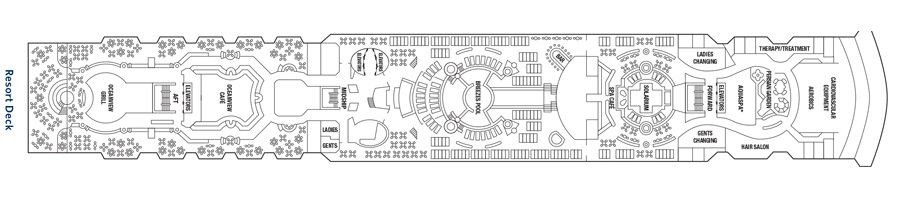 Celebrity Infinity - Celebrity Cruises - 10 RESORT DECK