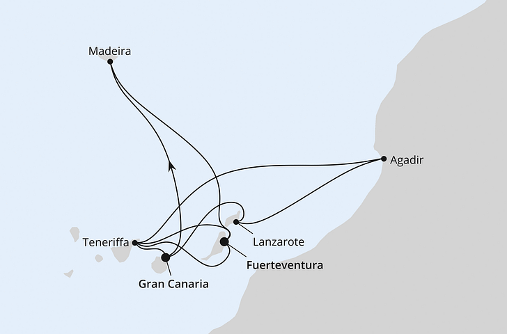Impressionn zu AIDA Winter 2026/27 - Große Rundreisen Kanaren, Madeira & Marokko