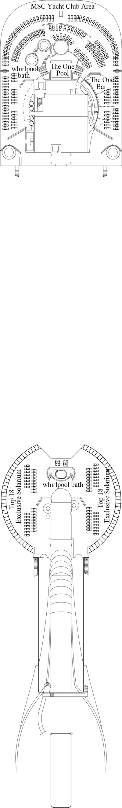 MSC Preziosa - MSC Cruises - Deck 18 (Topazio)