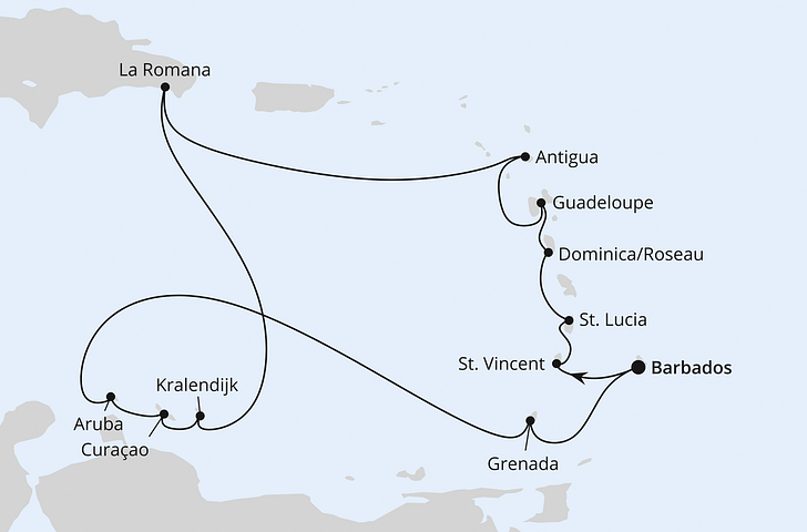 Impression zu AIDA ALL IN Weihnachten & Silvester 2026/27 - Karibische Inseln