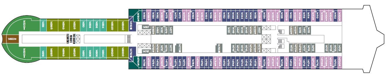 Norwegian Prima - Norwegian Cruise Line - DECK 14