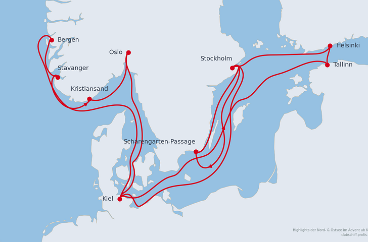 Impression zu AIDA Winter 2027/2028 - AIDAperla - Highlights der Nord- & Ostsee