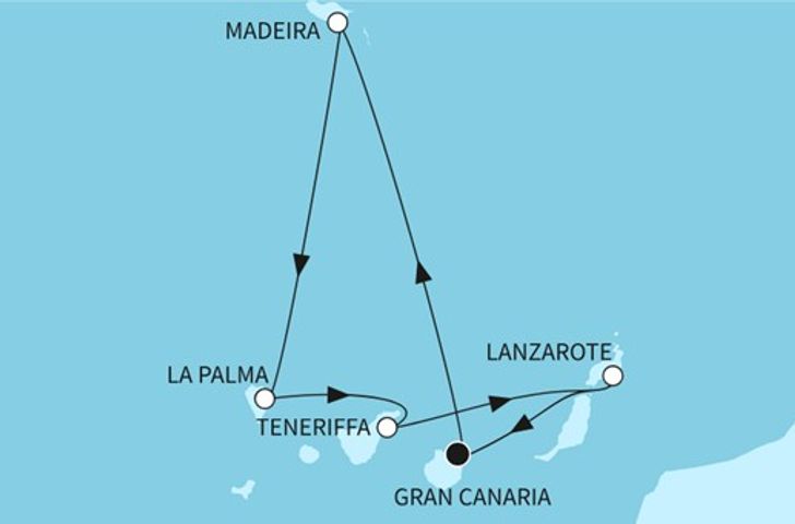 Impressionn zu Mein Schiff Einzelkabinen Special - Mein Schiff Relax - Kanaren