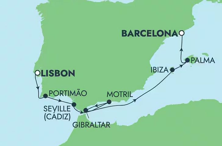 Impression zu Norwegian Dawn - Entdeckerfahrt entlang der Iberischen Küste