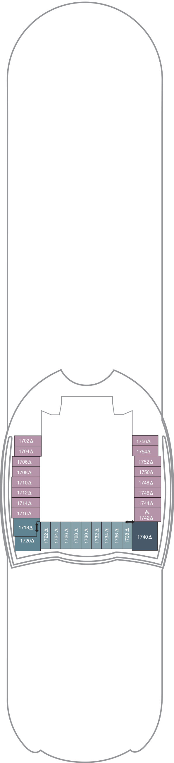 Allure of the Seas - Royal Caribbean International - Deck 18