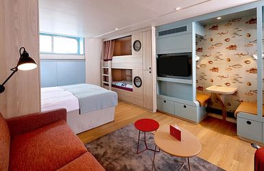 familien-außenkabine mit 3 zusatzbetten kat. g