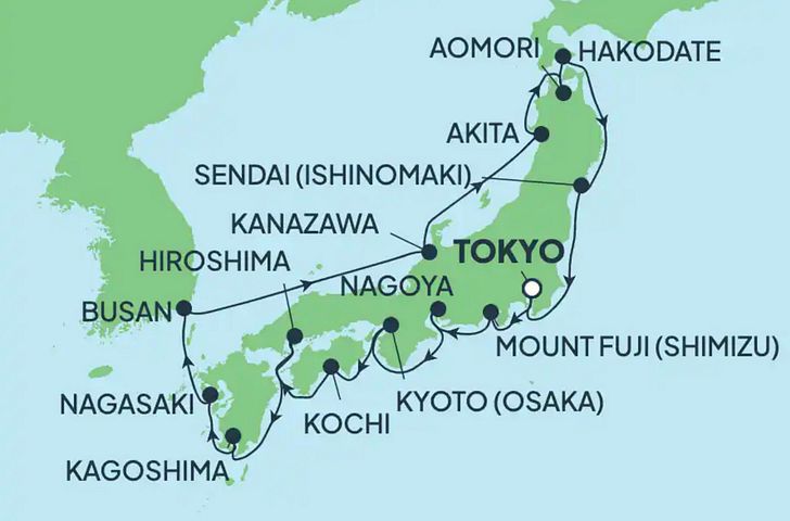 Impressionn zu Norwegian Cruise Line - Norwegian Jade - Japan