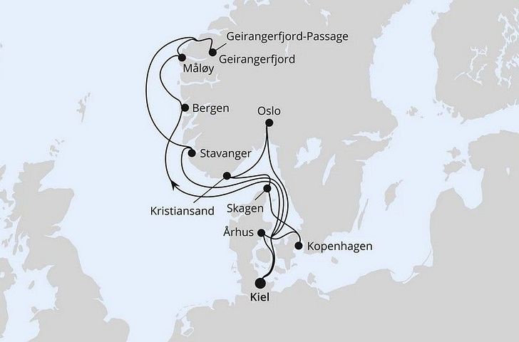 Impression zu AIDA ab Kiel Sommer 2027 - AIDAnova - Große Skandinavien-Reise