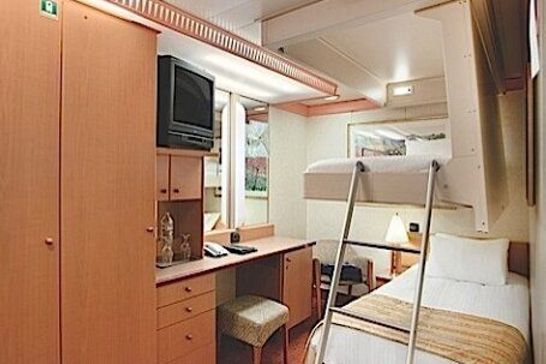 Carnival Vista - Carnival Cruise Line - Innenkabine mit Ober-/Zustellbett (1A)