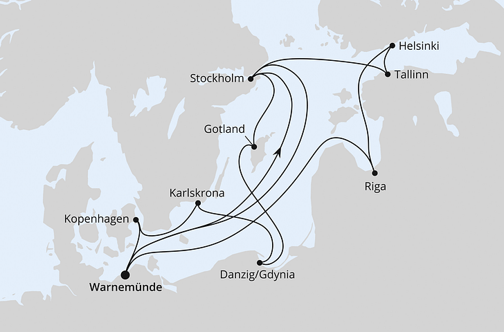 Impression zu Sommerferien 2026 - AIDAdiva - Highlights der Ostseeküste