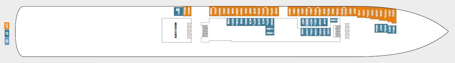 Norwegian Pearl - Norwegian Cruise Line - DECK 4