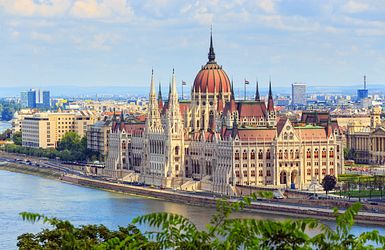 Das Parlament in Budapest, Ungarn