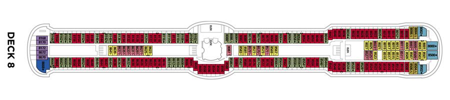 Jewel of the Seas - Royal Caribbean International - DECK 8