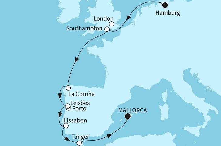 Impression zu Sommer 2026 - Mein Schiff 2 - Europas Westküste