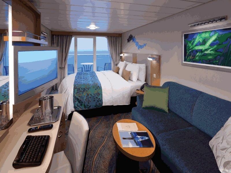 Allure of the Seas - Royal Caribbean International - Superior Aussenkabine mit Balkon (1D)