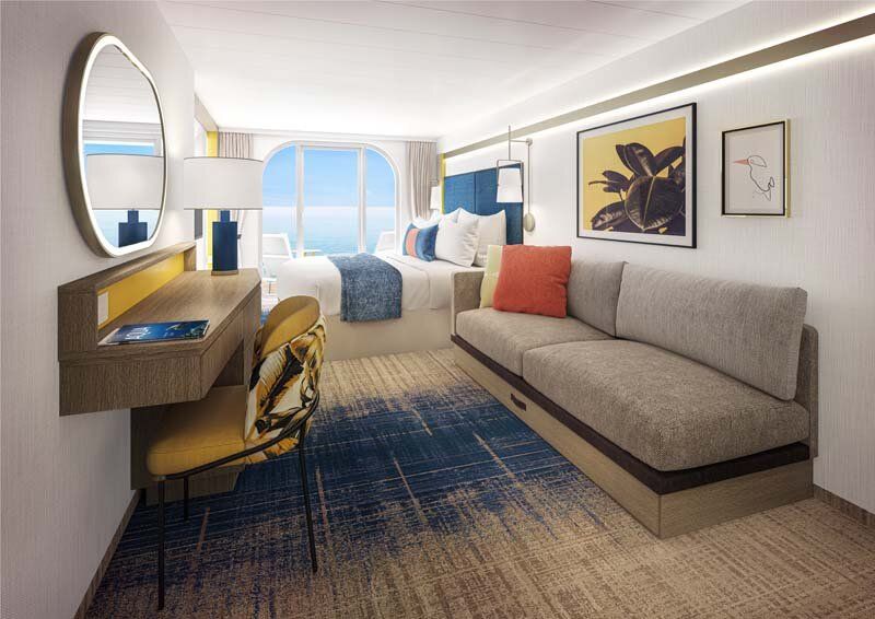 Icon of the Seas - Royal Caribbean International - Ocean View Large Balcony (C5)