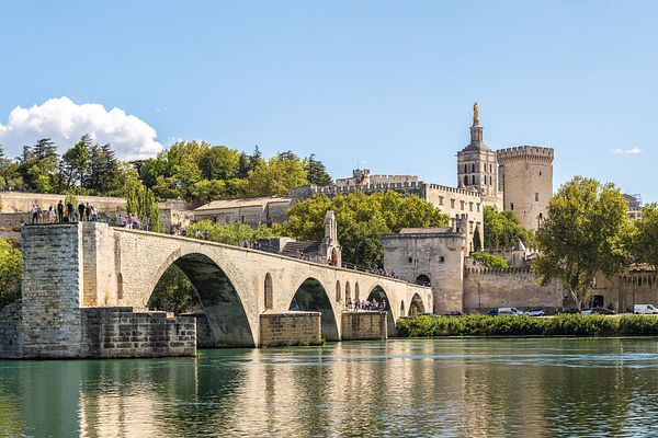 Blick auf Avignon