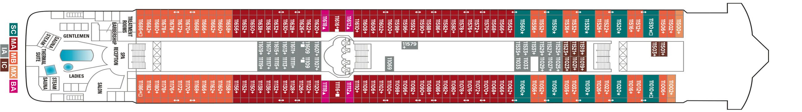 Norwegian Star - Norwegian Cruise Line - DECK 11