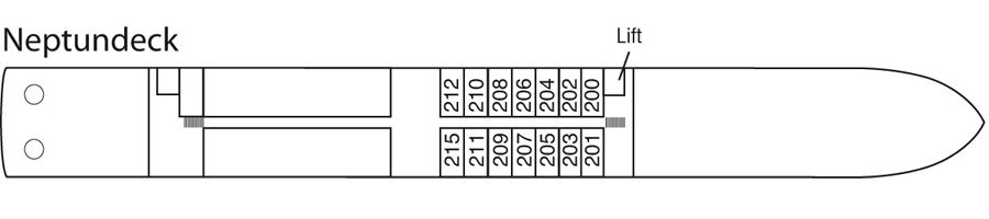 MS Prinzessin Isabella - Phoenix Flusskreuzfahrten - NEPTUN DECK