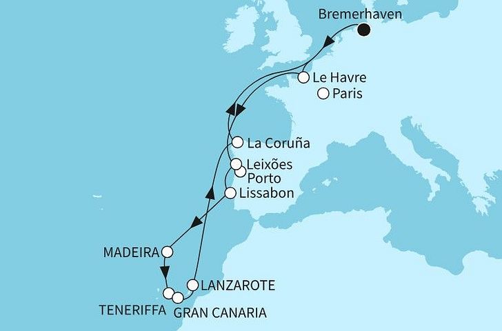 Impression zu Festtagsreisen 2026/27 - Mein Schiff 3 - Winterauszeit auf den Kanaren