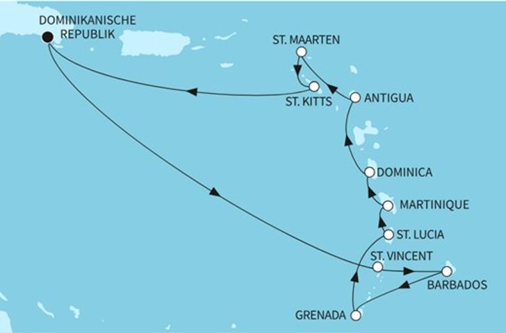 Impressionn zu Suiten Special Winter 2025/26 - Mein Schiff 2 - Karibische Inseln