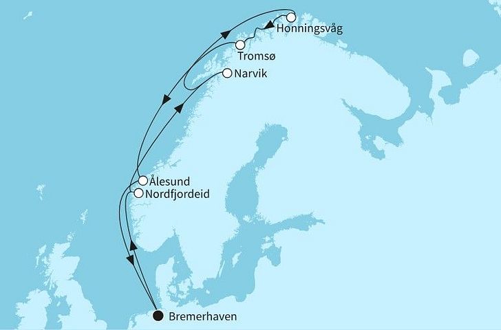 Impression zu Winter 2026/27 - Mein Schiff 3 - Zauberhaftes Norwegen