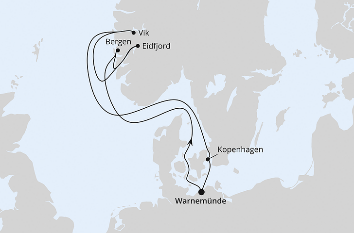 Impressionn zu AIDAdiva Highlights 2025 - AIDAdiva - Norwegens Fjorde