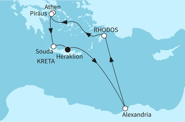 Impressionn zu Wochenendangebot - Mein Schiff 5 - Kulturschätze Ägyptens und Griechenlands