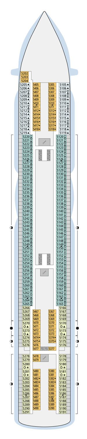 AIDAperla - AIDA Cruises - Deck 5 (Deck 5)