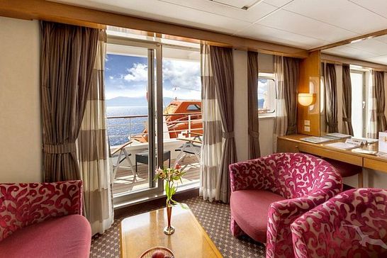 MS Amadea - Phoenix Seereisen - 2-Bett-Superior mit Balkon Jupiterdeck (Sichtbehinderung) (S2)